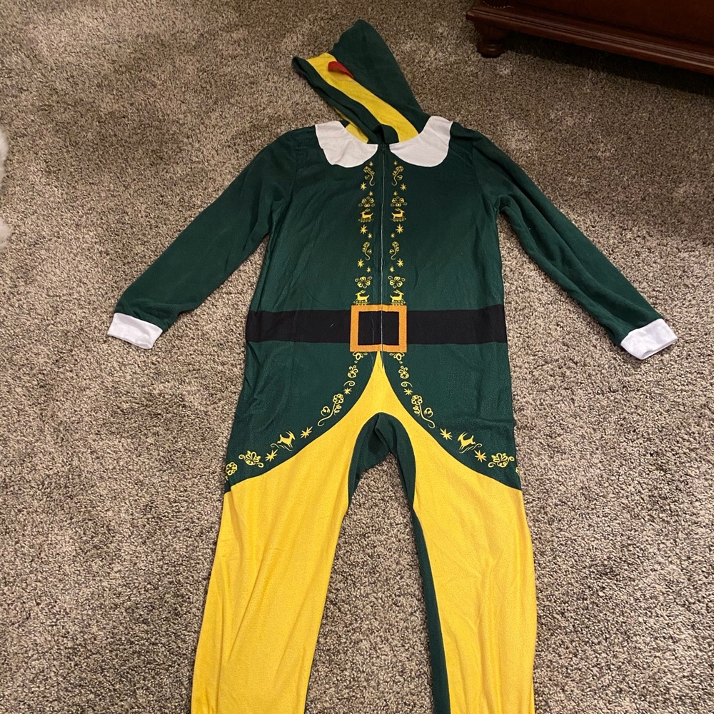 Elf Onsie PJ’s size large 10/12